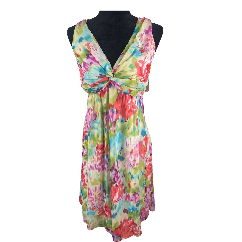 DRESSBARN COLORFULL MINI DRESS SIZE:14